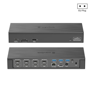 Wavlink UG69PD8 100W PD 18 en 1 Station d'accueil universelle de type C compatible avec station d'accueil, prise : SW46021807-20